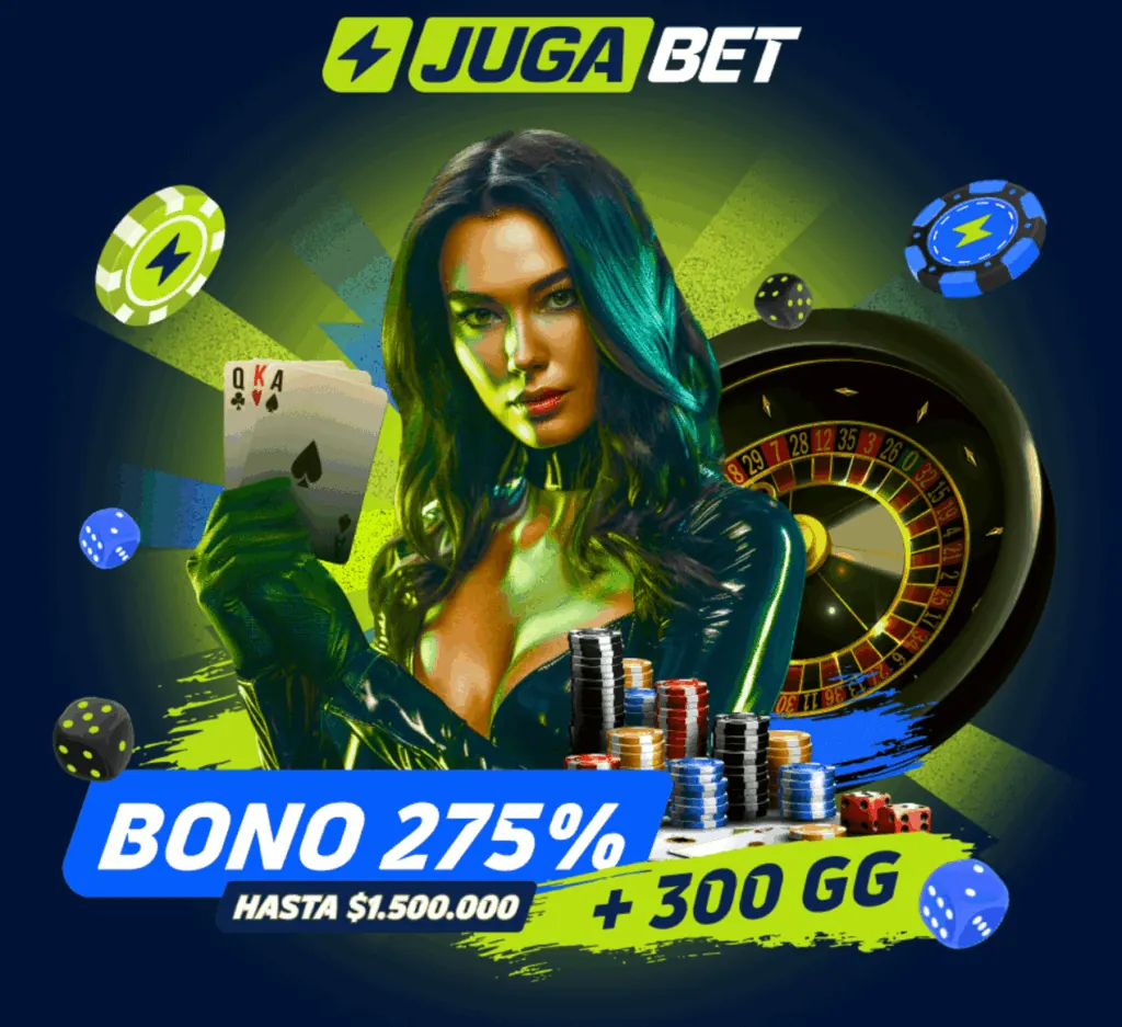Banner JugaBet: bono de bienvenida para casino en vivo